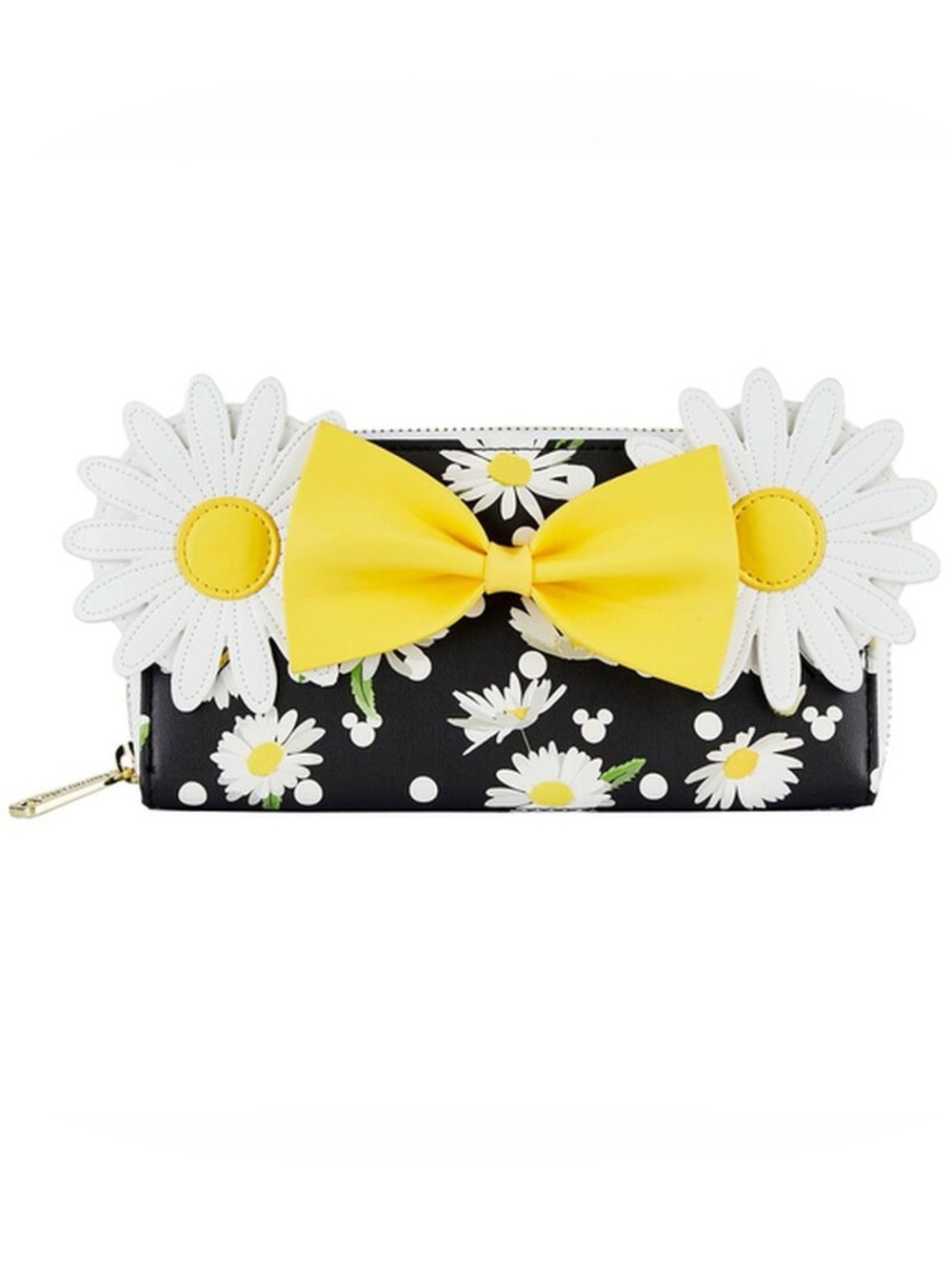 EUC Loungefly Minnie Mouse Daisy Zip Around Wallet Chrysanthemum Rare Beautiful